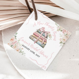 新しい章が始まる ブライダルシャワー フェイバータグ