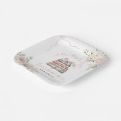 新しい章が始まる ブライダルシャワー ペーパープレート (傾斜あり)