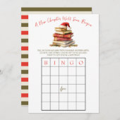 新しい章が始まる!ベビーシャワービンゴゲーム 招待状 (正面/裏面)