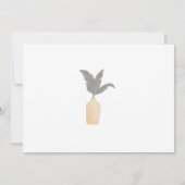 新しい章が始まる – ボホスタイル 招待状 (裏面)