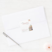 新しい章が始まる 本 ブライダルシャワー スクエアシール (封筒)