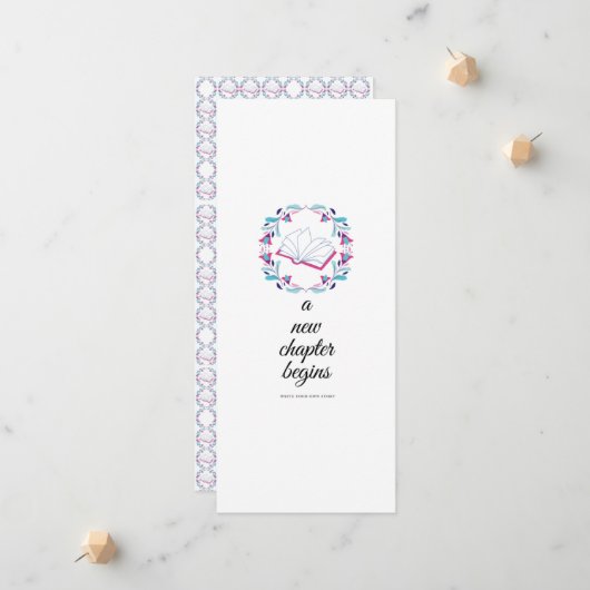 新しい章が始まる 案内状 (正面/裏面インサイチュ)