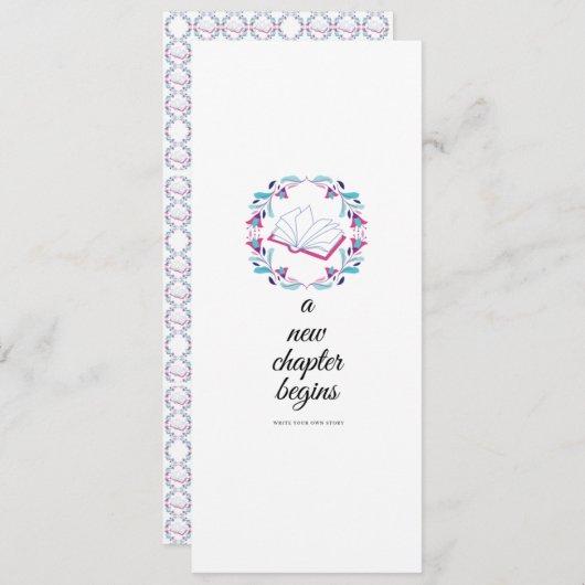 新しい章が始まる 案内状 (正面/裏面)