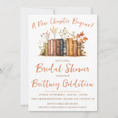 新しい章が始まる!秋のフローラブライダルシャワー 招待状 (正面)