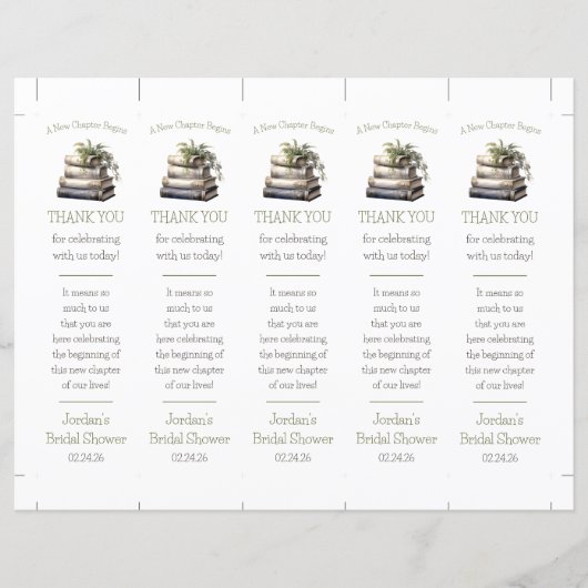 新しい章が始まる!積み重ねブックのブックマーク (正面)