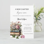 新しい章が始まる – 結婚式を控えた花嫁に  招待状 (スタンド正面)