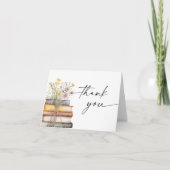 新しい章が始まる　絵本の感謝カード サンキューカード (正面)