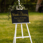 新しい章が本日からエレガントな結婚式へようこそ アクリルサイン