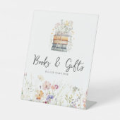 新しい章で山花の本や贈り物を始める 台座サイン (正面)