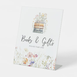 新しい章で山花の本や贈り物を始める 台座サイン