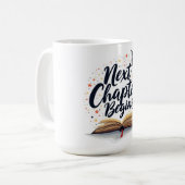 新しい章のはじまり コーヒーマグカップ (正面左)