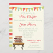 新しい章の始まりだブライダルシャワー 招待状 (正面/裏面)