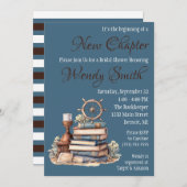 新しい章の始まり ウェディングシャワー 招待状 (正面/裏面)