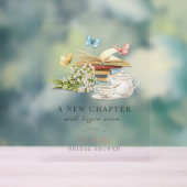 新しい章の始まり ウェルカムサイン ブライダルシャワー アクリルサイン (ニュートラル)