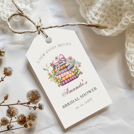 新しい章の始まり ストーリーブック ブライズシャワー ギフトタグ