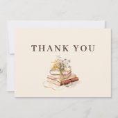 新しい章の始まり ブライダルシャワー サンキューカード (正面)