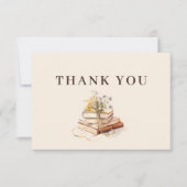 新しい章の始まり ブライダルシャワー サンキューカード (正面)