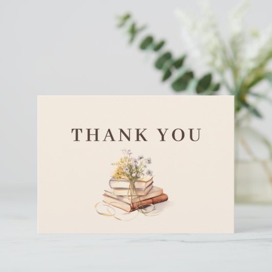 新しい章の始まり ブライダルシャワー サンキューカード (スタンド正面)