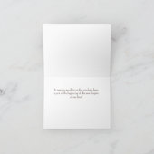 新しい章の始まり ブライダルシャワー サンキューカード (内部)