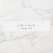 新しい章の始まり ブライダルシャワー ペットボトルラベル (シングルラベル)