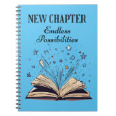 新しい章の無限の可能性 ノートブック (正面)