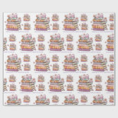 新しい章の絵本 ブライダルシャワー ラッピングペーパー (フラット)