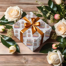 新しい章の絵本 ブライダルシャワー ラッピングペーパー