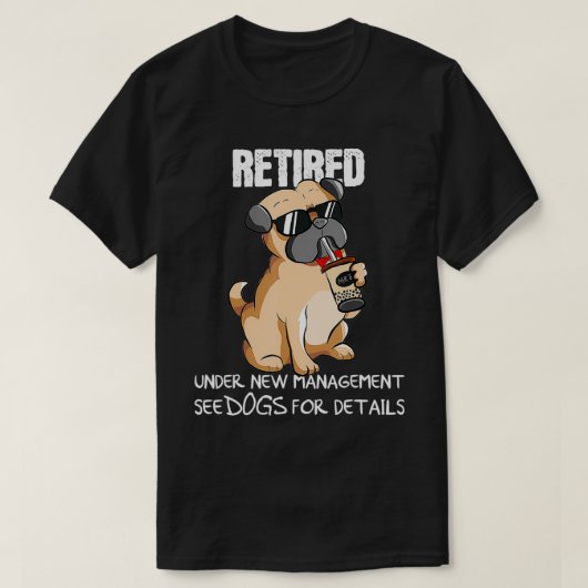 新しい管おもしろい理の下でDeのための犬を参照 Tシャツ (デザイン正面)