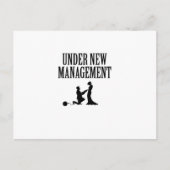 新しい管理の下でバチュラーパーティグルームギフト 案内ポストカード (正面)