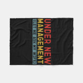 新しい管理の下で私頼は妻の彼氏を許可 フリースブランケット (正面(横))