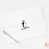 新しい管理の下結婚したで ラウンドシール (封筒)