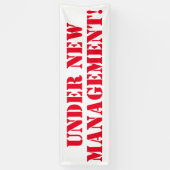 新しい管理バナー 横断幕 (縦)