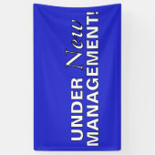 新しい管理下 横断幕 (縦)