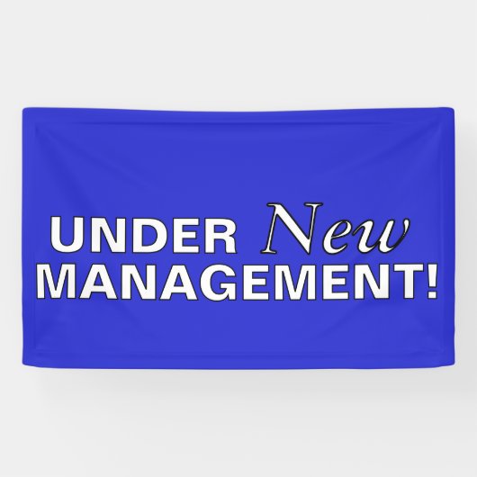 新しい管理下 横断幕 (横)