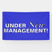 新しい管理者の下で 横断幕 (横)