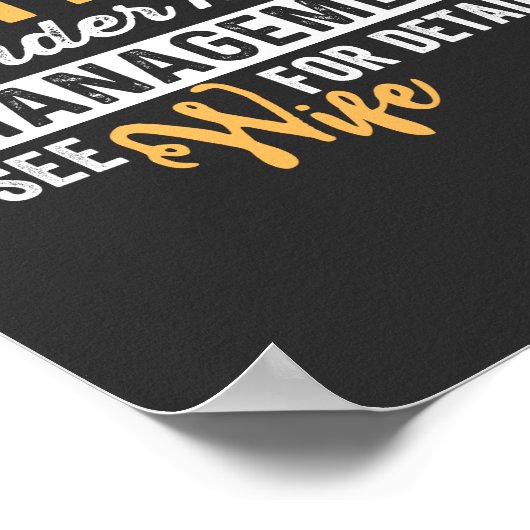 新しい管退職した理の下で妻を参照詳細。 ポスター (角)