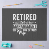 新しい管退職した理の下で妻を参照詳細。 薄葉紙 (クラフト)