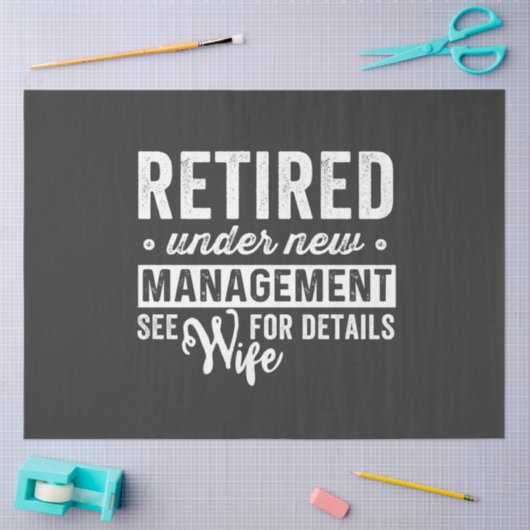 新しい管退職した理の下で妻を参照詳細。 薄葉紙 (クラフト)