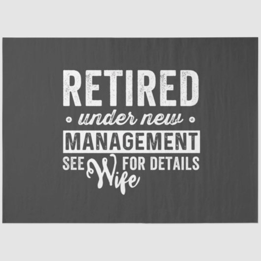 新しい管退職した理の下で妻を参照詳細。 薄葉紙 (正面)