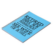 新しい管退職した理下で妻を参照詳細 ノートブック (左側)