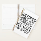 新しい管退職した理下で妻を参照詳細 プランナー手帳 (ディスプレー)