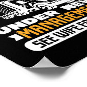 新しい管退職した理下のメンズトラックドライバー ポスター (角)