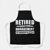 新しい管退職した理下, 「孫」を参照 エプロン (正面)