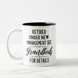 新しい管退職した理下, 「孫」を参照 ツートーンマグカップ