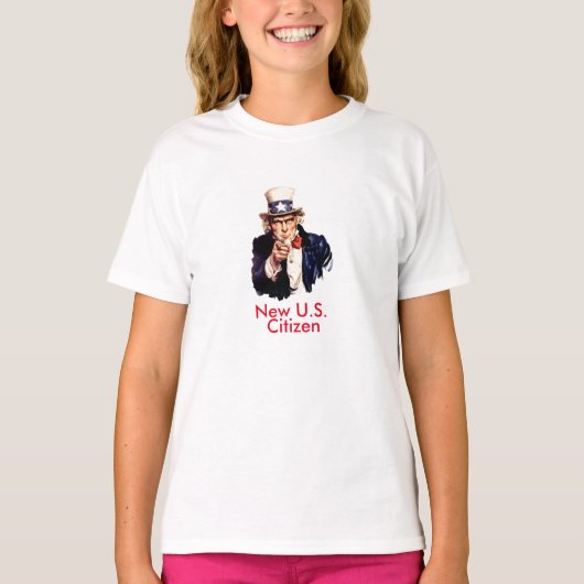 新しい米国の市民 Tシャツ (正面)