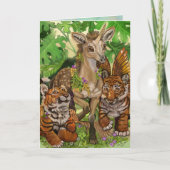 「新しい純真」ユニコーンのハッピーイースターカード カード (正面)