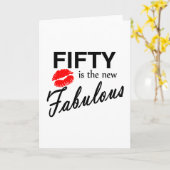 新しい素晴らしい物は五十だ カード (黄色い花)