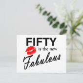 新しい素晴らしい物は五十だ ポストカード (スタンド正面)