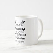 新しい素晴らしおばあちゃんマグカップパーソナライズされた コーヒーマグカップ (正面右)