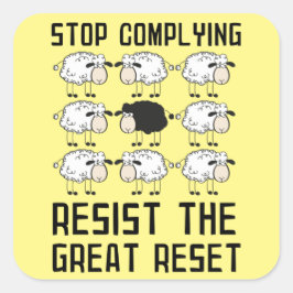 新しい素晴らし世界の秩序を立て直す スクエアシール